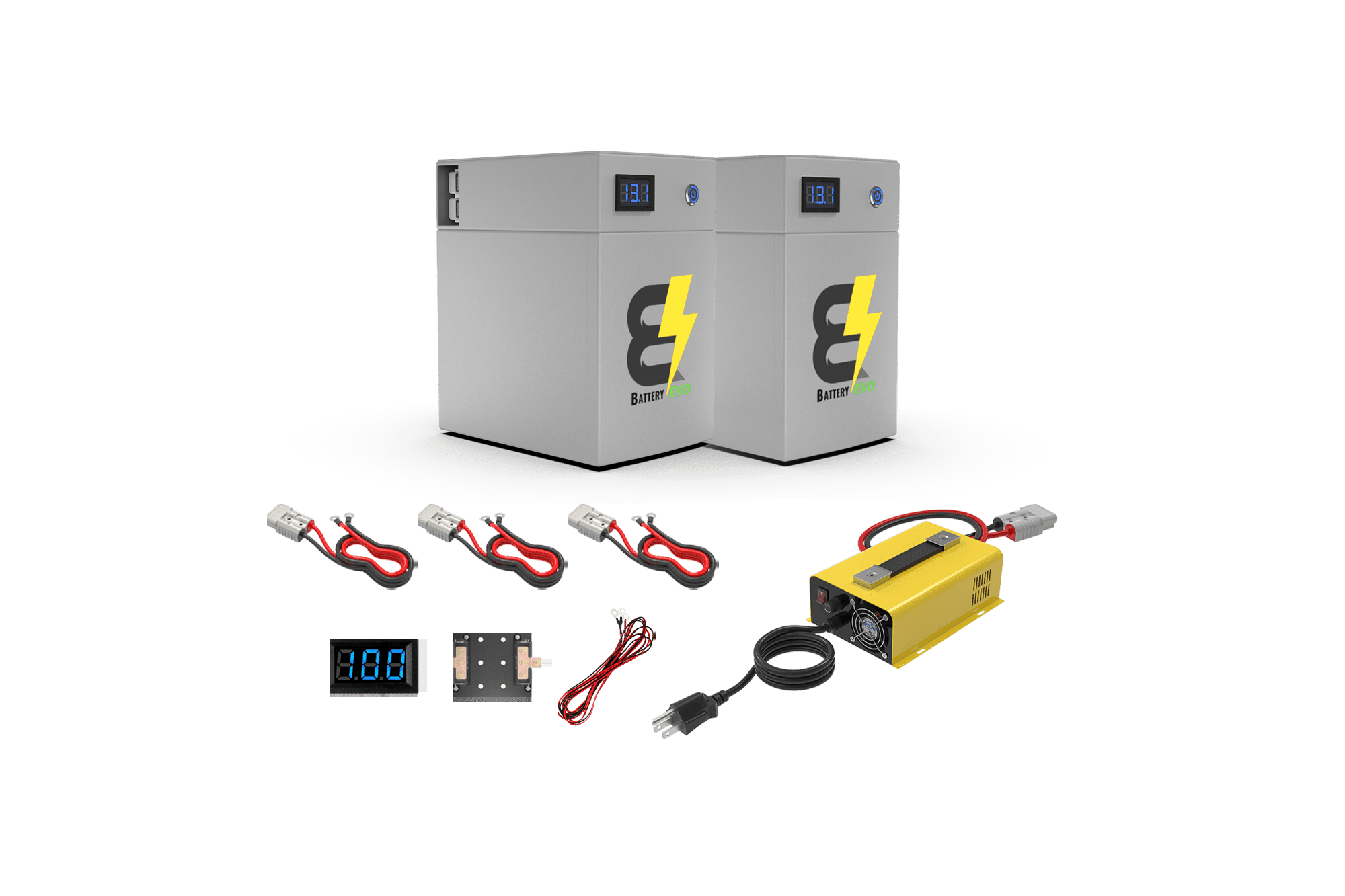 BatteryEVO 12V OWL Max 2 2x Battery Kit (460Ah - 6 kWh)