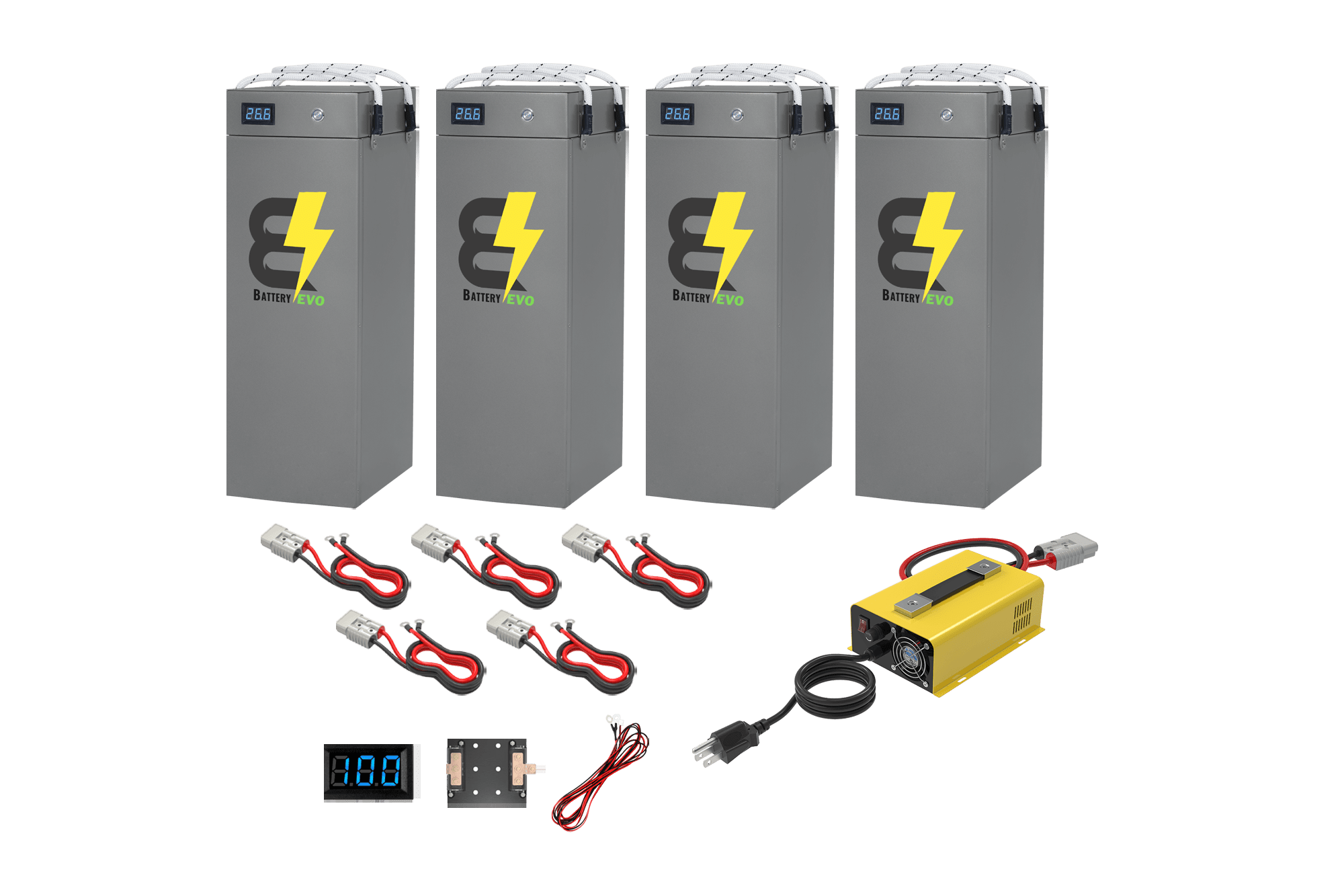 BatteryEVO 24V Hawk 4x Battery Kit (920Ah - 23.6kWh)
