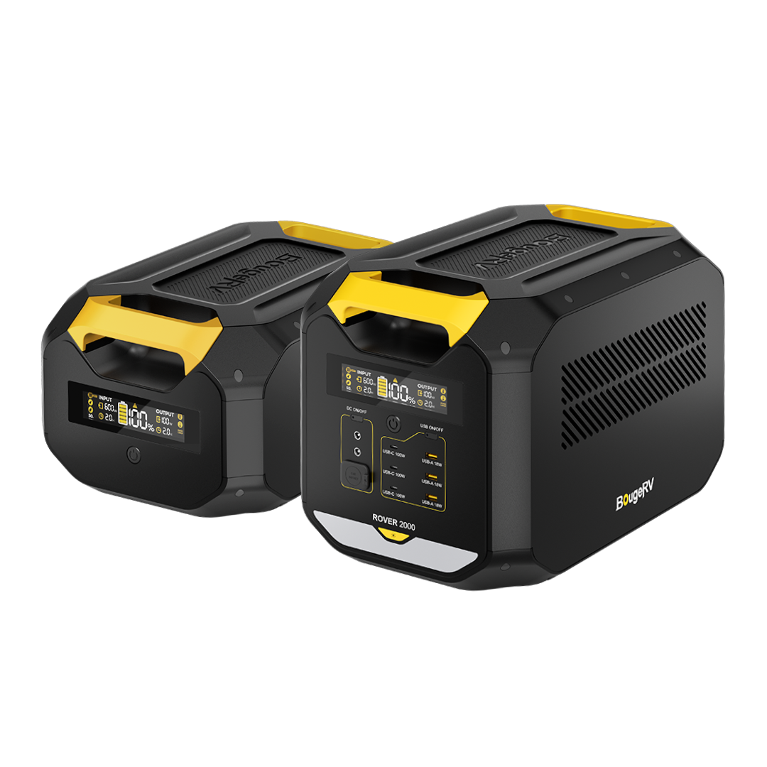 BougeRV ROVER2000 Semi-solid Power Station with Extra Battery