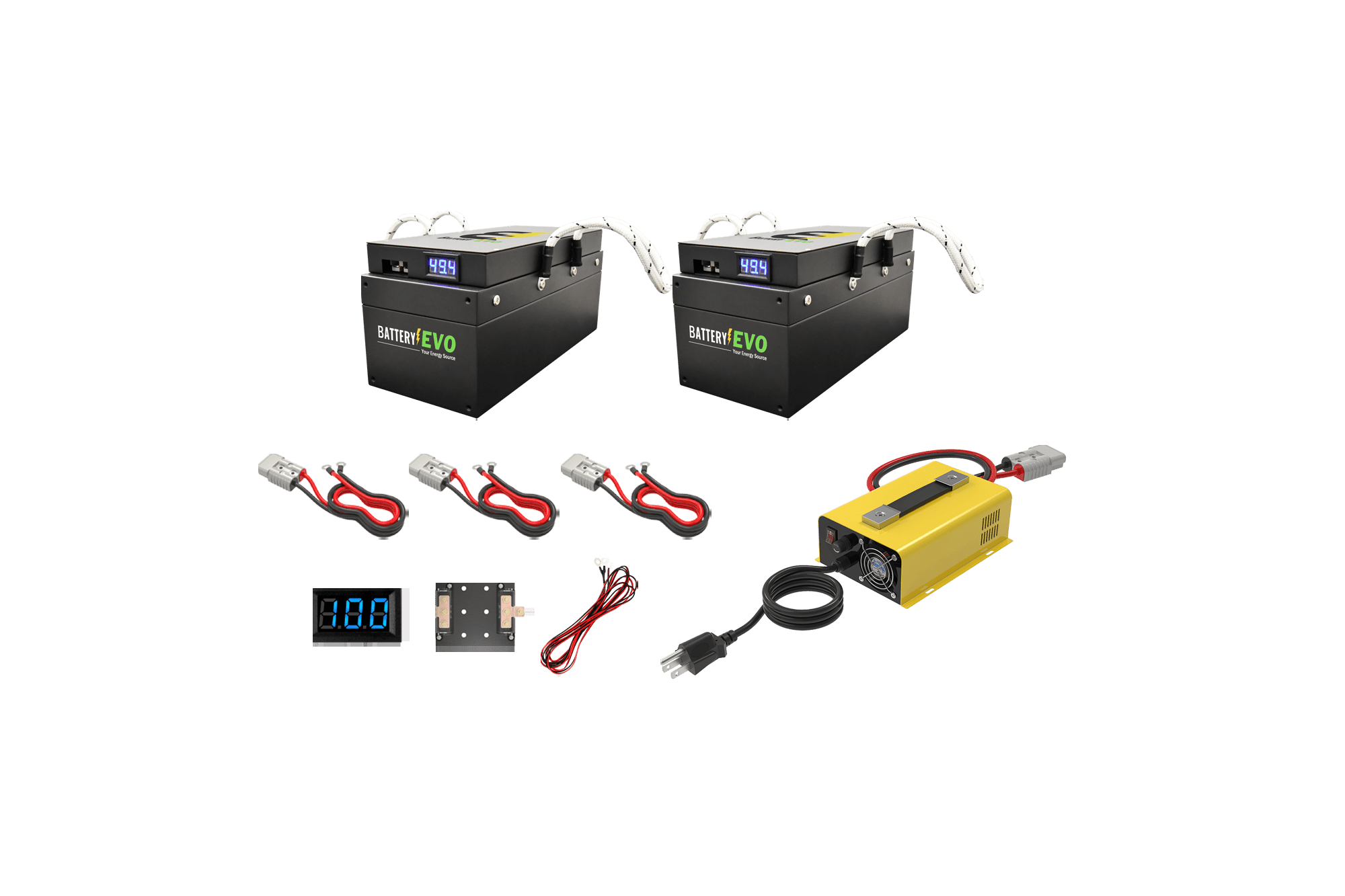 BatteryEVO 48V BADGER 2x Battery Kit (94Ah - 4.2 kWh)