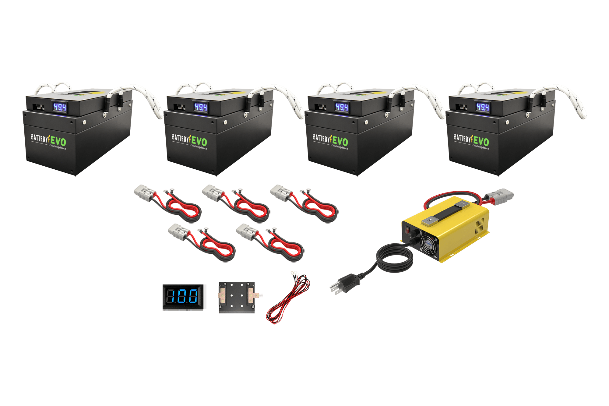 BatteryEVO 48V BADGER 4x Battery Kit (188Ah - 8.4 kWh)