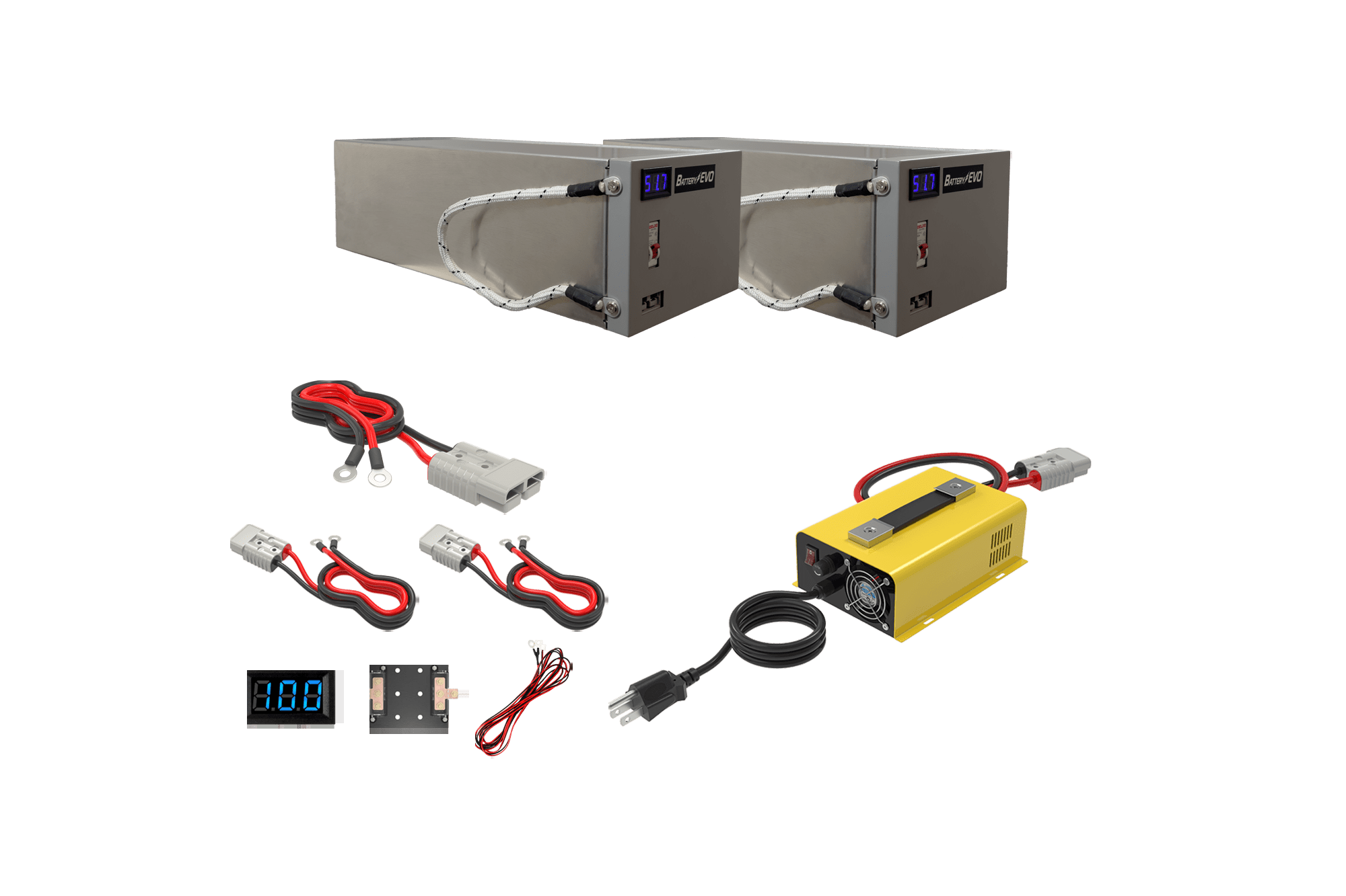 BatteryEVO 48V CHIHUAHUA 2x Battery Kit (80Ah - 4 kWh)