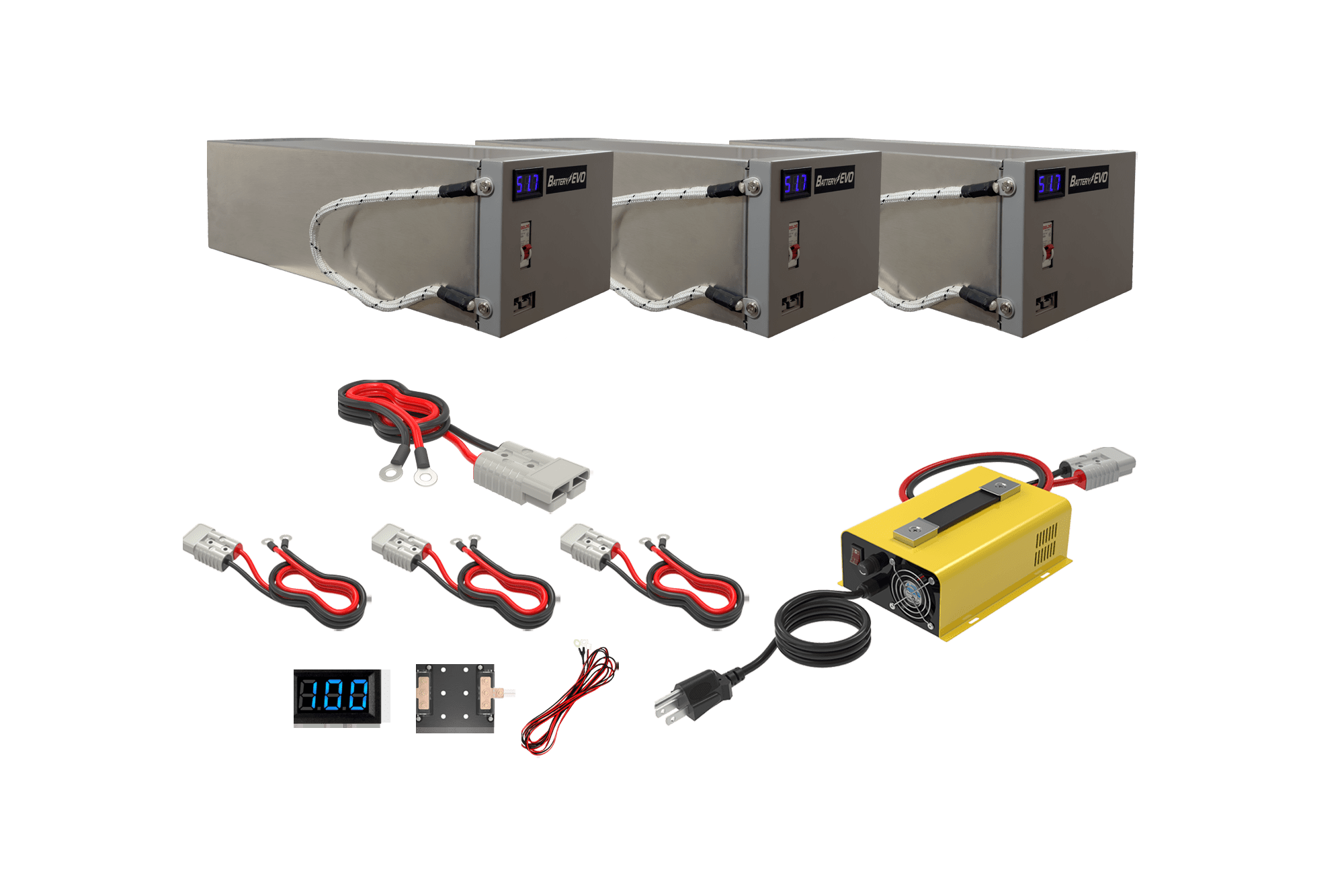 BatteryEVO 48V CHIHUAHUA 3x Battery Kit (120Ah - 6 kWh)