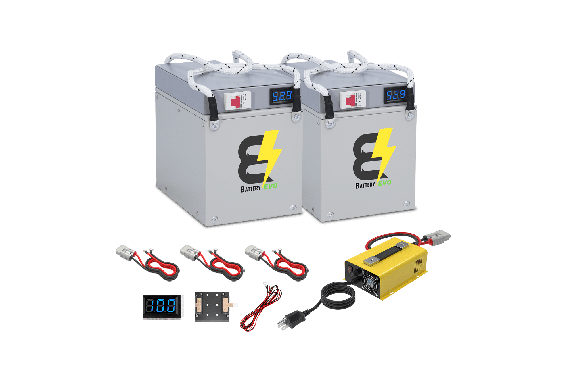 BatteryEVO 48V EAGLE 2x Battery Kit (60Ah - 3 kWh)