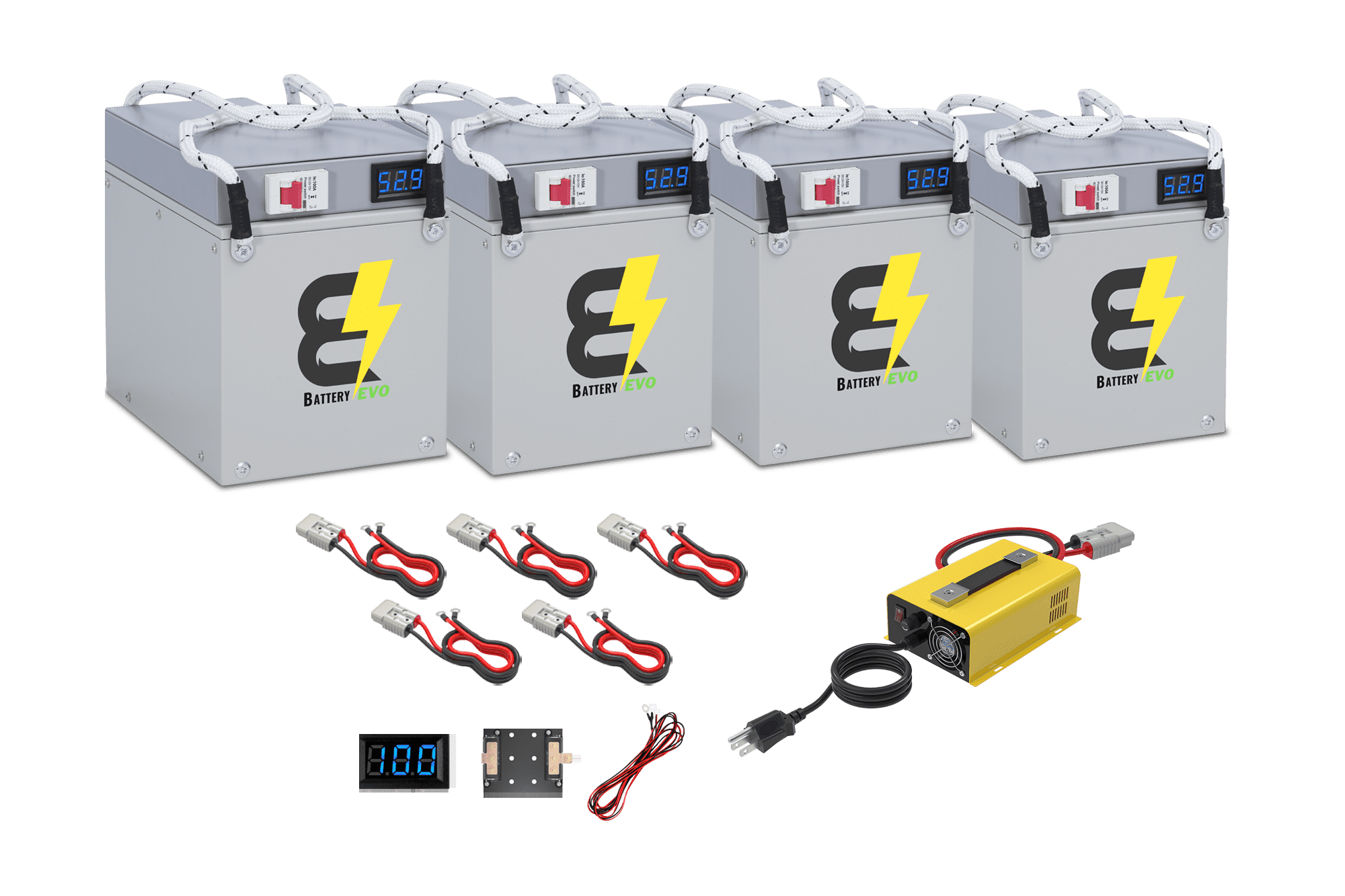 BatteryEVO 48V EAGLE 4x Battery Kit (120Ah - 6 kWh)