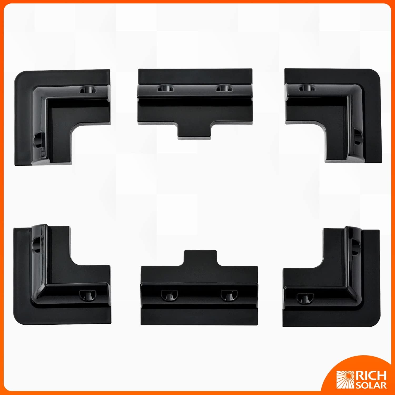 Rich Solar Corner Bracket Mount Set Of 6
