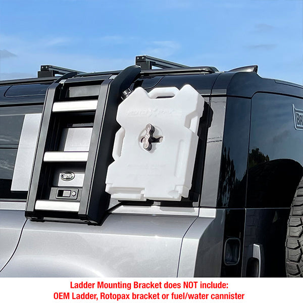 BadAss Tents Rotopax Ladder Mount Bracket For Land Rover Defender 90/110 2020-22