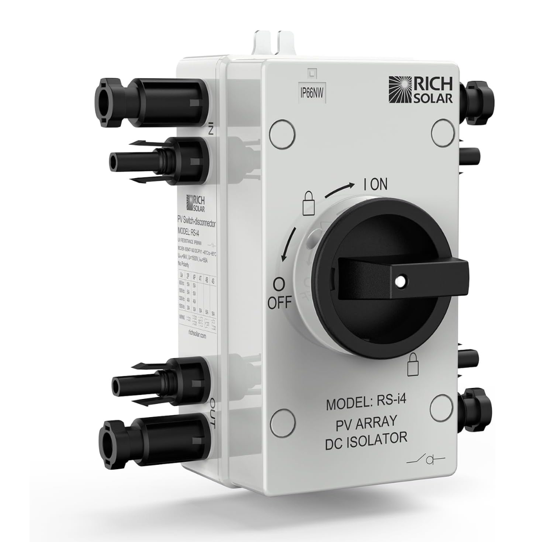 Rich Solar Solar PV DC Quick Disconnect Switch 1500V 55 Amps