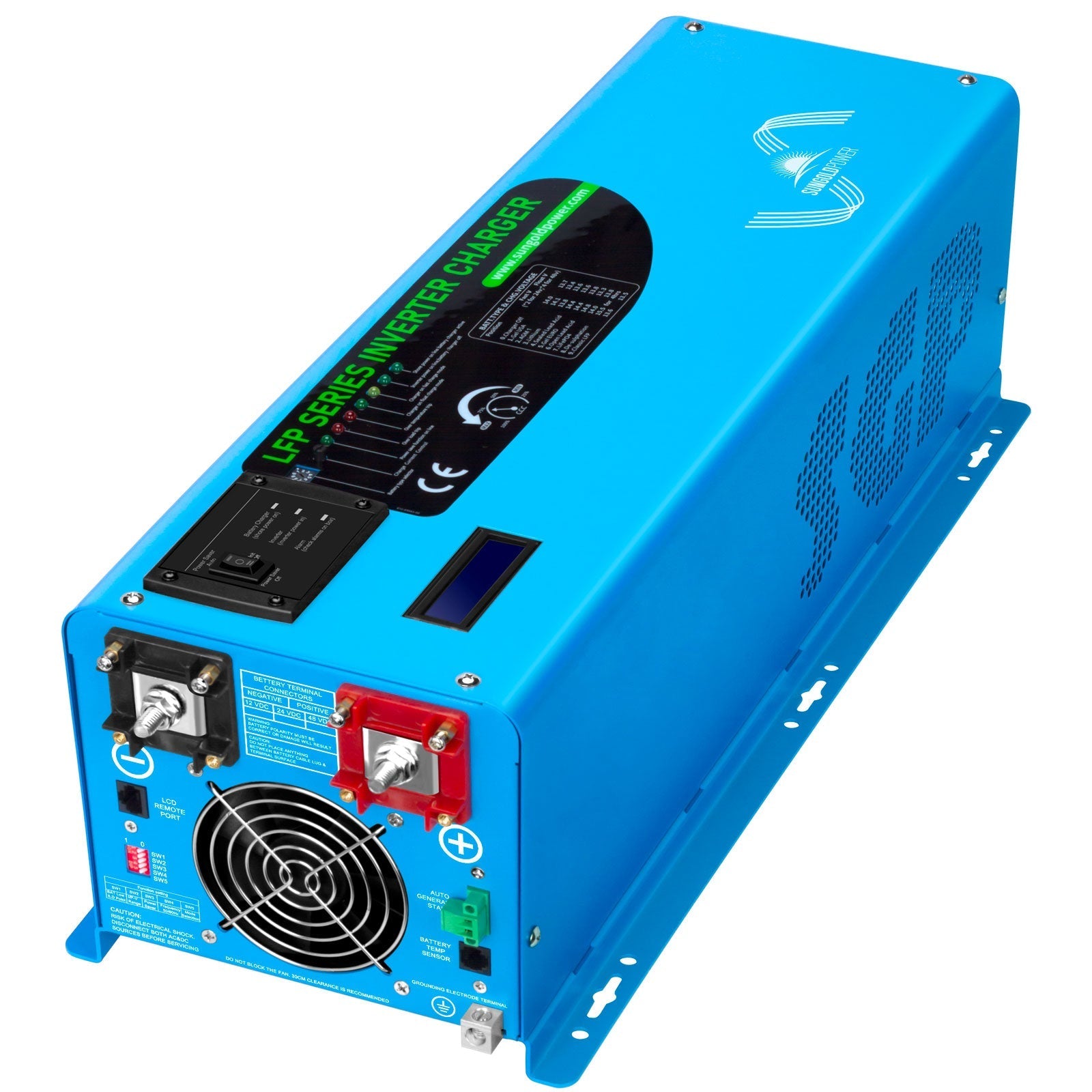 SunGold Power 4000W DC 24V Pure Sine Wave Inverter With Charger