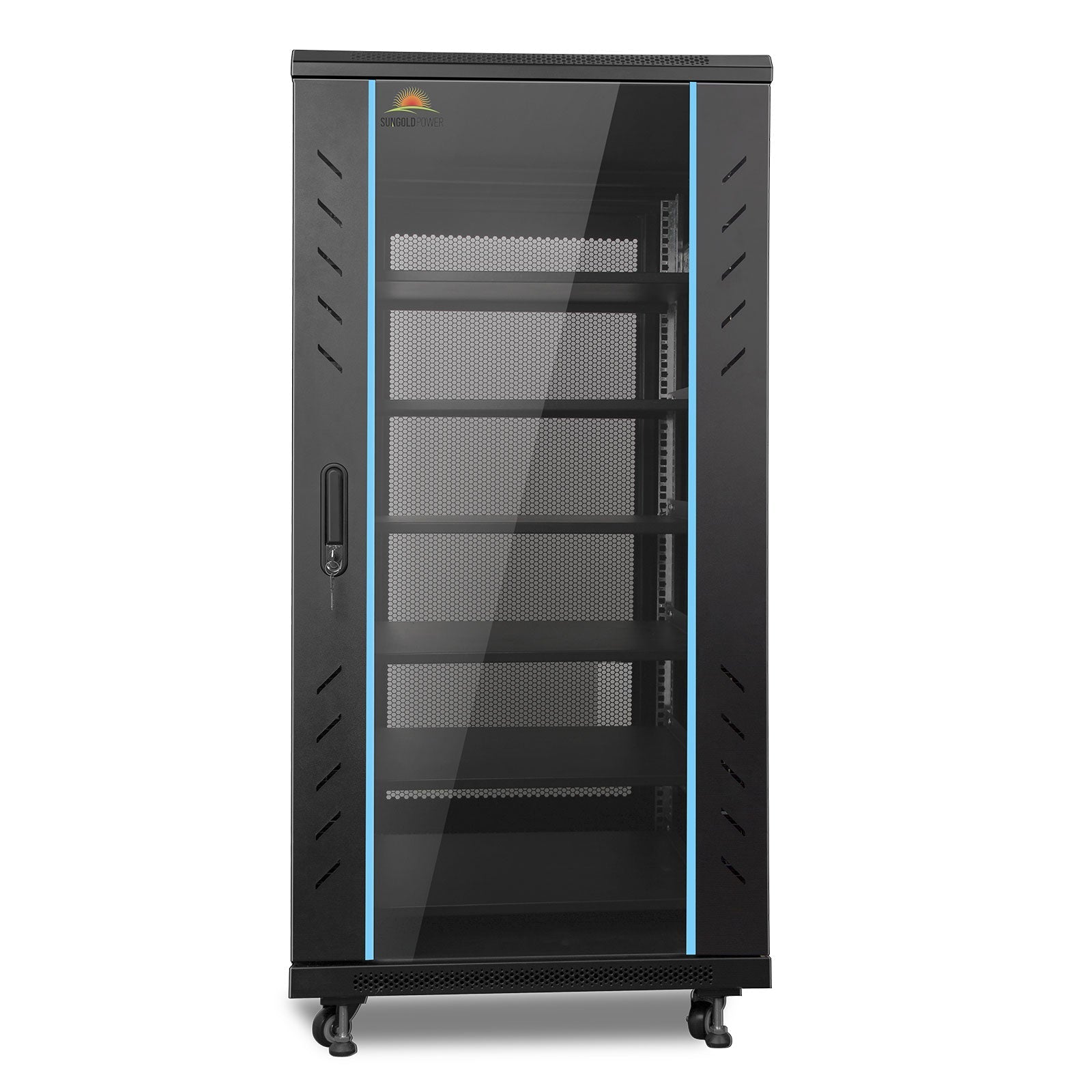 SunGold Power Enclosed Battery Cabinet 6 Slot with Bus Bar for SG48100P/SGH48100T