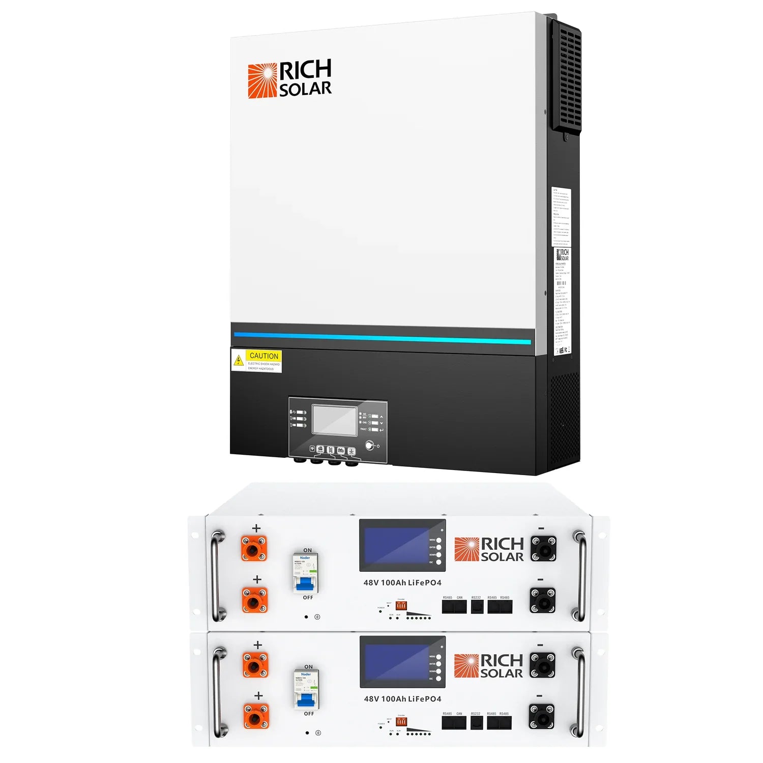 Rich Solar 6500 Watt (6.5KW) 48 Volt Off-Grid Hybrid Solar Inverters