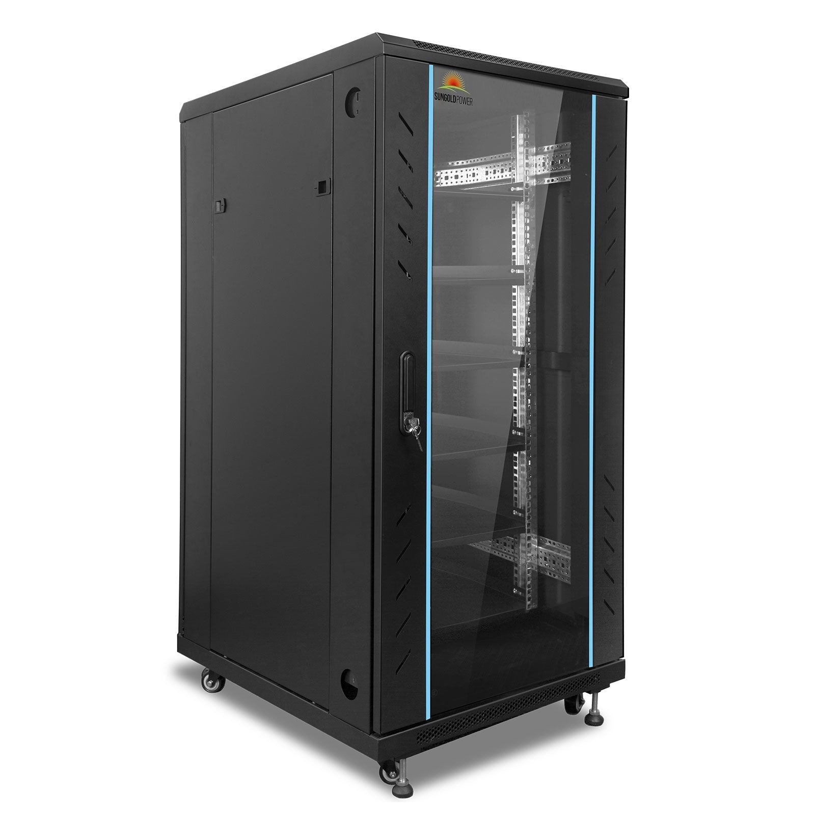 SunGold Power Enclosed Battery Cabinet 6 Slot with Bus Bar for SG48100P/SGH48100T