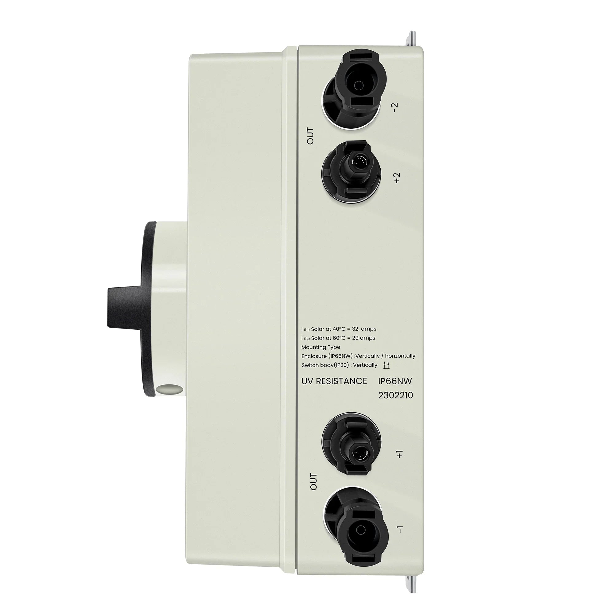 Rich Solar Solar PV DC Quick Disconnect Switch 1500V 55 Amps