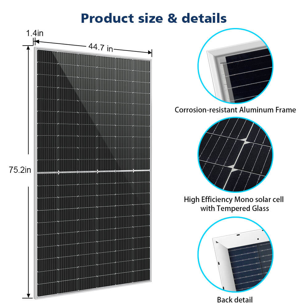 Sungold Power 460 Watt Bifacial Perc Solar Panel Full Pallet (32 Panels)