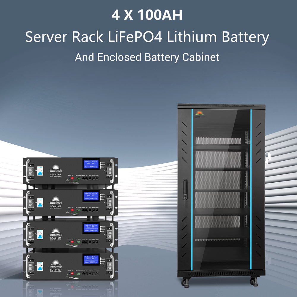 SunGold Power Hybrid Solar Kit 11.4kW 48V Split Phase 20.48 kWh Lithium Battery 16 x 440 Watt Solar Panels SGH-11N2E