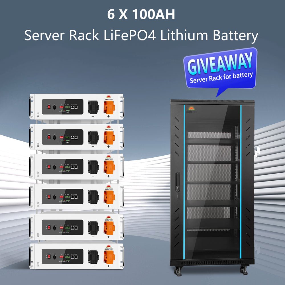 SunGold Power Off Grid Solar Kit 20KW 48VDC 120V/240V LiFePO4 30.72kWh Lithium Battery 32 x 440 Watts Solar Panels SGR-20K30E