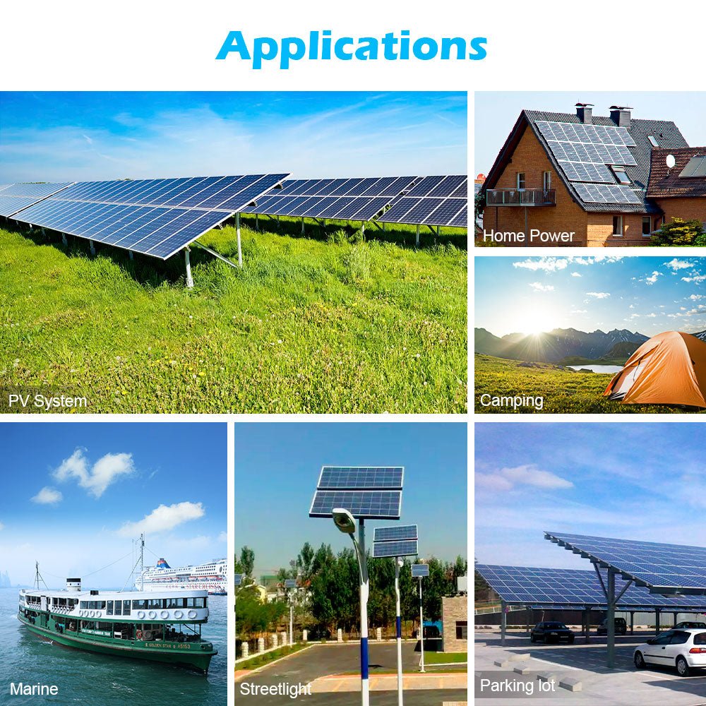 SunGold Power 100W Monocrystalline Solar Panel