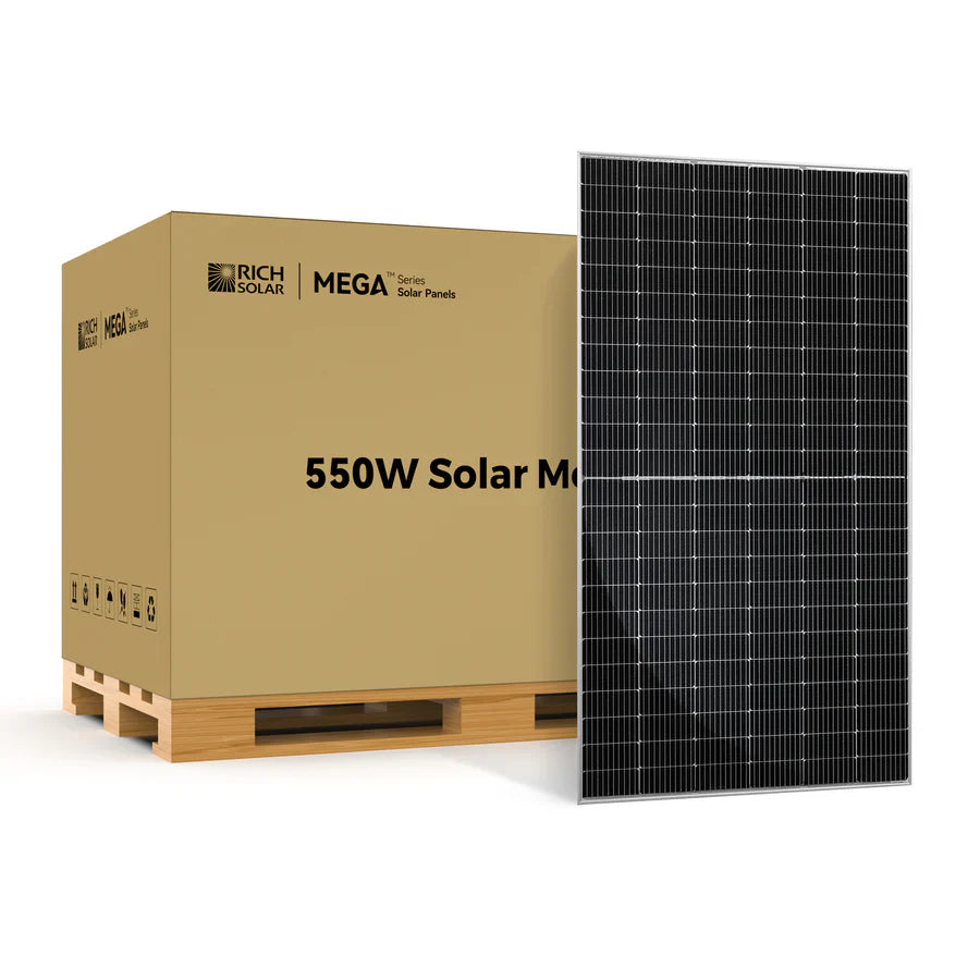 Rich Solar MEGA 550 | 550 Watt Rigid Monocrystalline Solar Panel