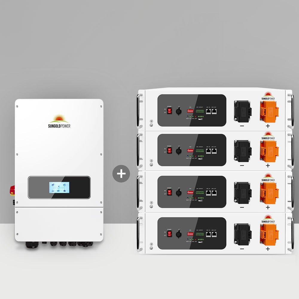 SunGold Power UL 10kW Hybrid Inverter 48V Split Phase, Grid Feedback, Batteryless