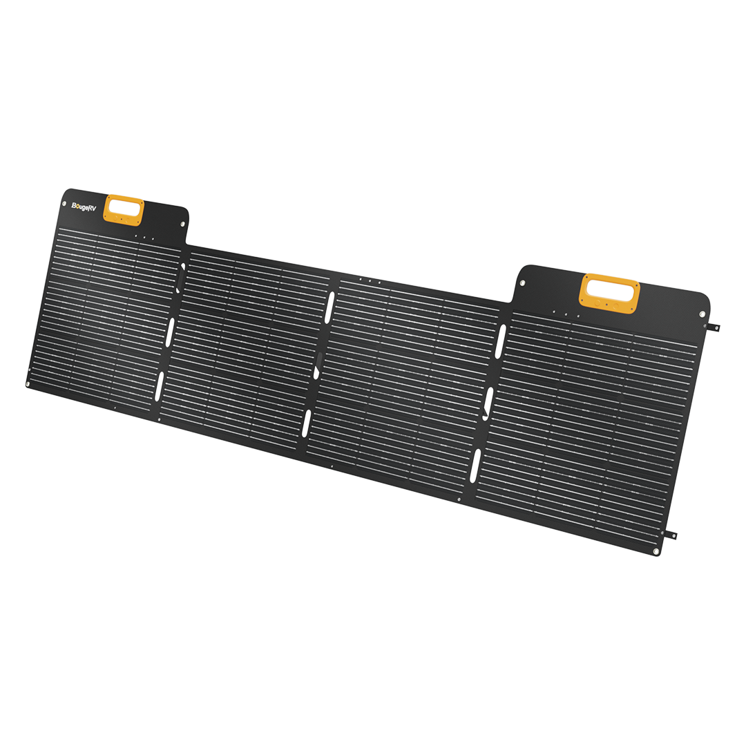 BougeRV ROVER2000 Semi-solid Solar Generator (4016Wh) & 400W(2x200W) Portable Solar Panel