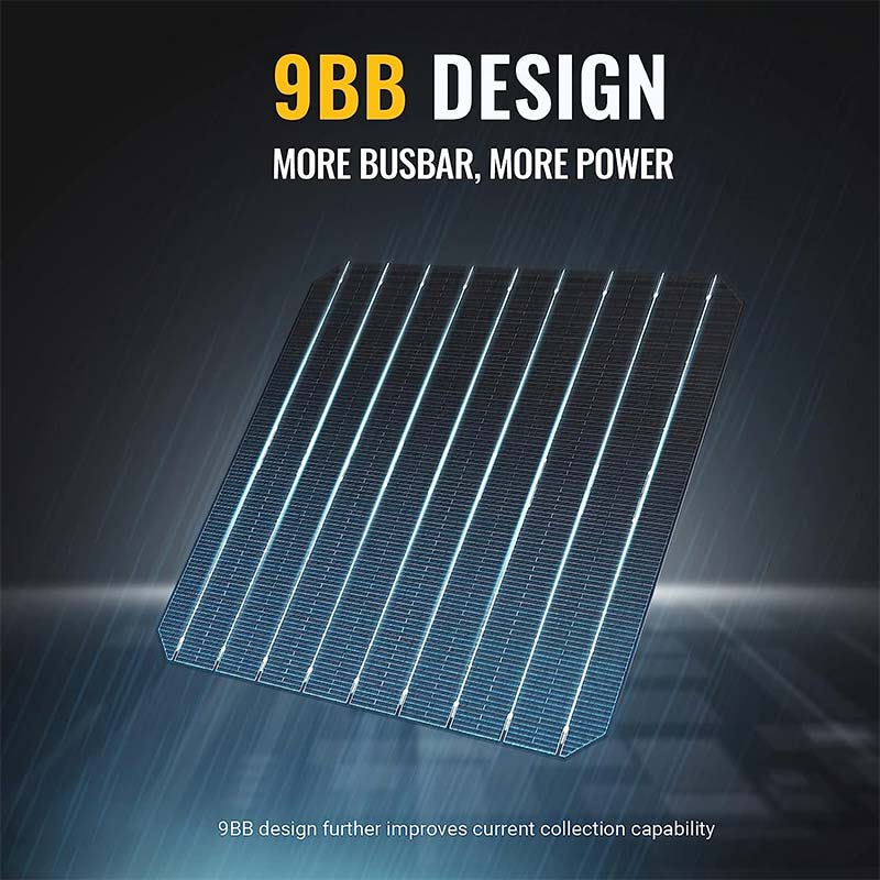 BougeRV 12V 400 Watt Rigid Solar Kit (Upgraded Version)