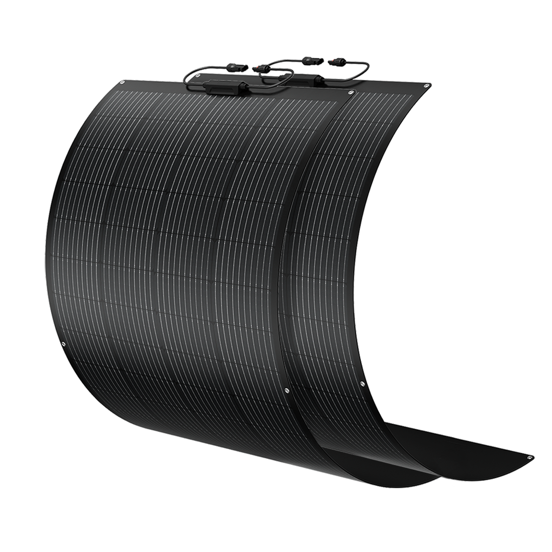 BougeRV Arch 400 Watt(2x200W) Fiberglass Curved Solar Panel