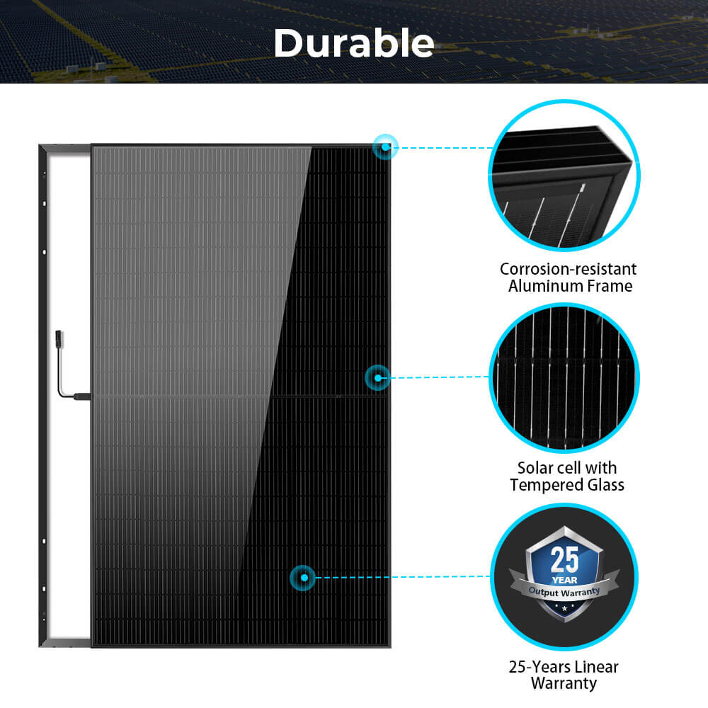 SunGold Power 440W Mono Black PERC Solar Panels