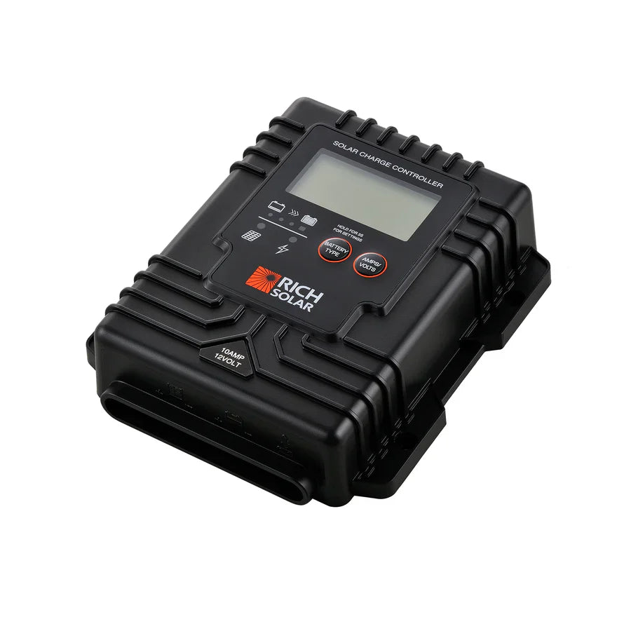 Rich Solar 10 Amp PWM Waterproof Solar Charge Controller