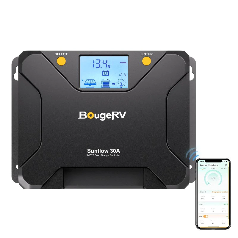 BougeRV 12V 200 Watt Rigid Solar Kit