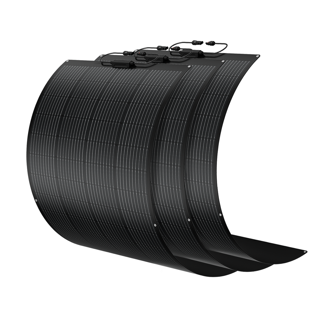BougeRV Arch 600 Watt(3x200W) Fiberglass Curved Solar Panel
