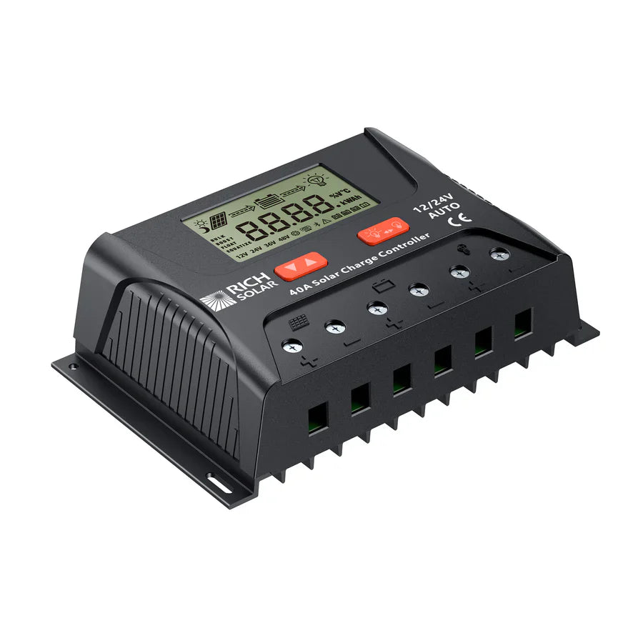 Rich Solar BRAVO LEGEND 40 40 Amp PWM Solar Charge Controller