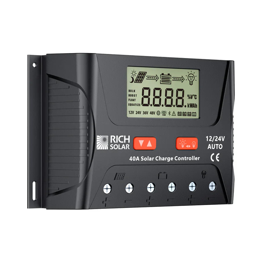 Rich Solar BRAVO LEGEND 40 40 Amp PWM Solar Charge Controller