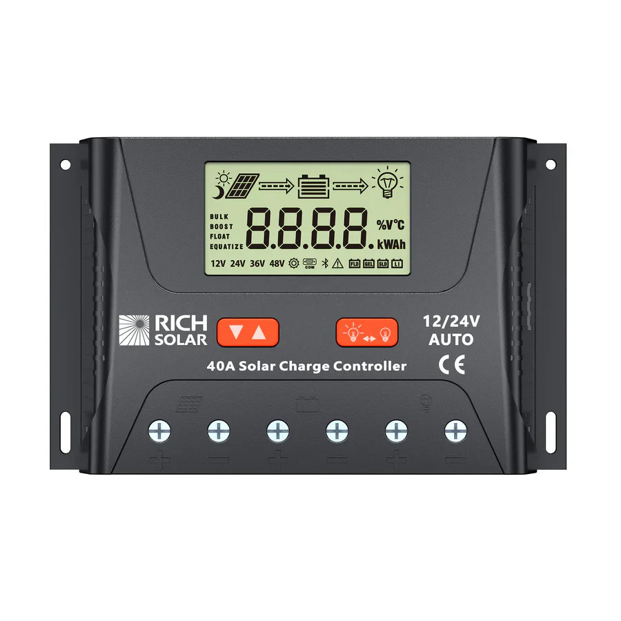 Rich Solar BRAVO LEGEND 40 40 Amp PWM Solar Charge Controller