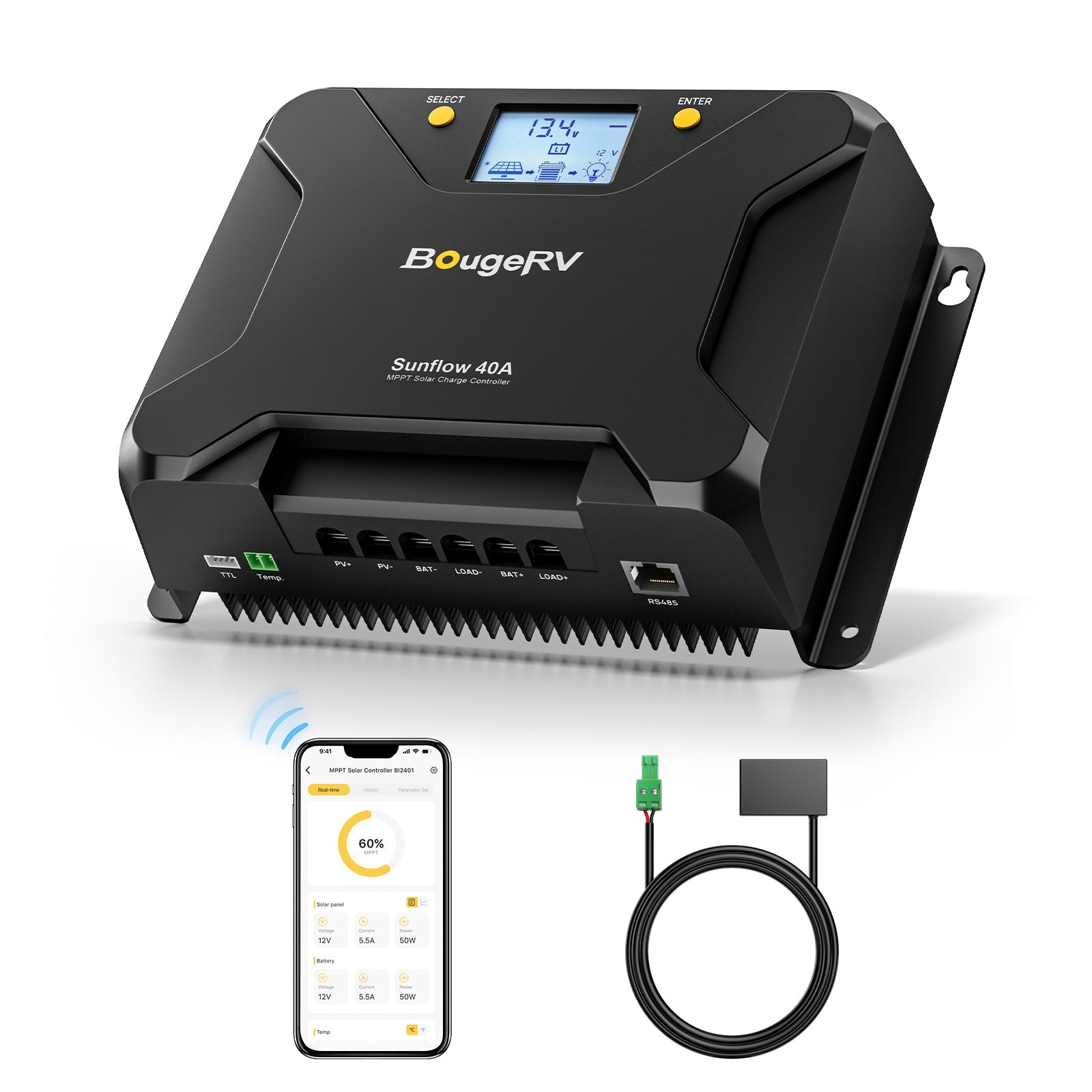 BougeRV 12V 400 Watt Flexible Solar Kit