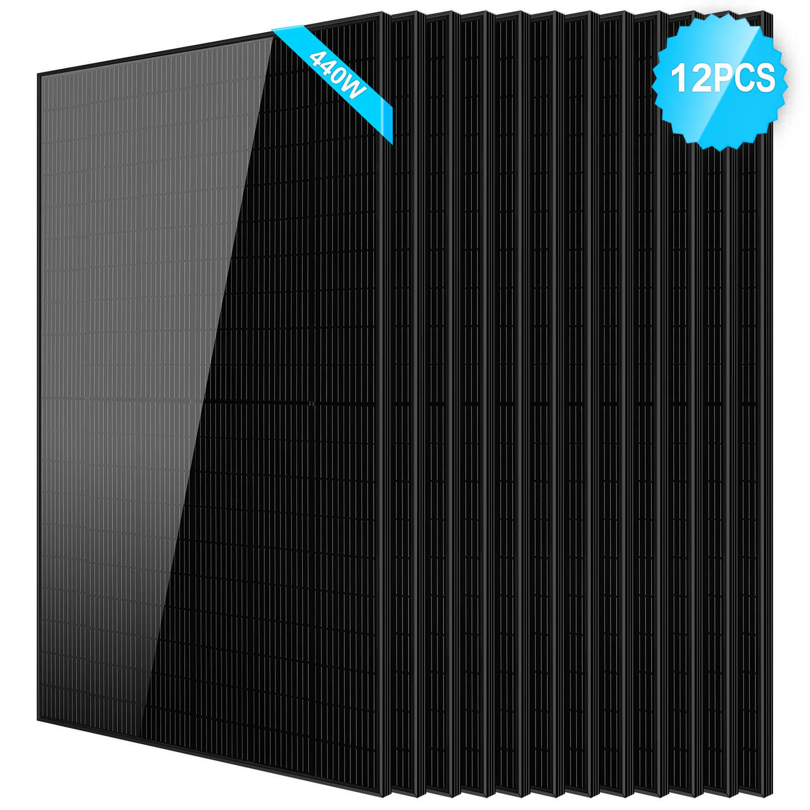 SunGold Power 440W Mono Black PERC Solar Panels