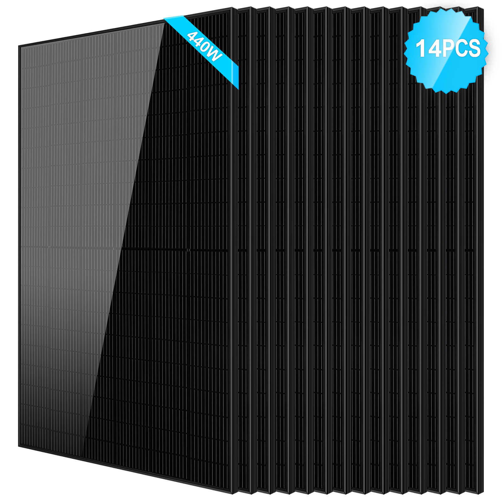 SunGold Power 440W Mono Black PERC Solar Panels