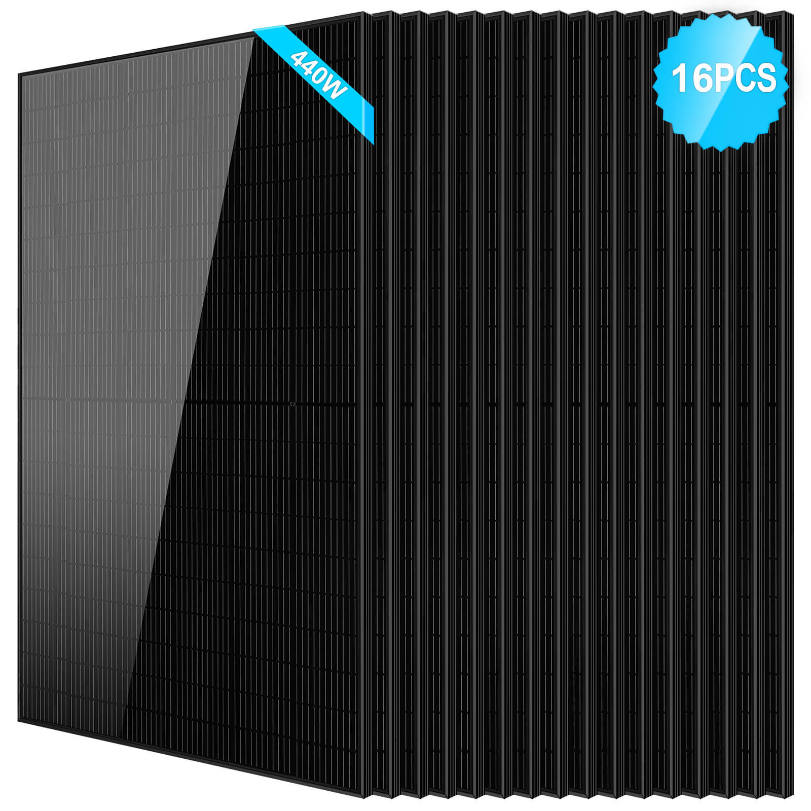 SunGold Power 440W Mono Black PERC Solar Panels
