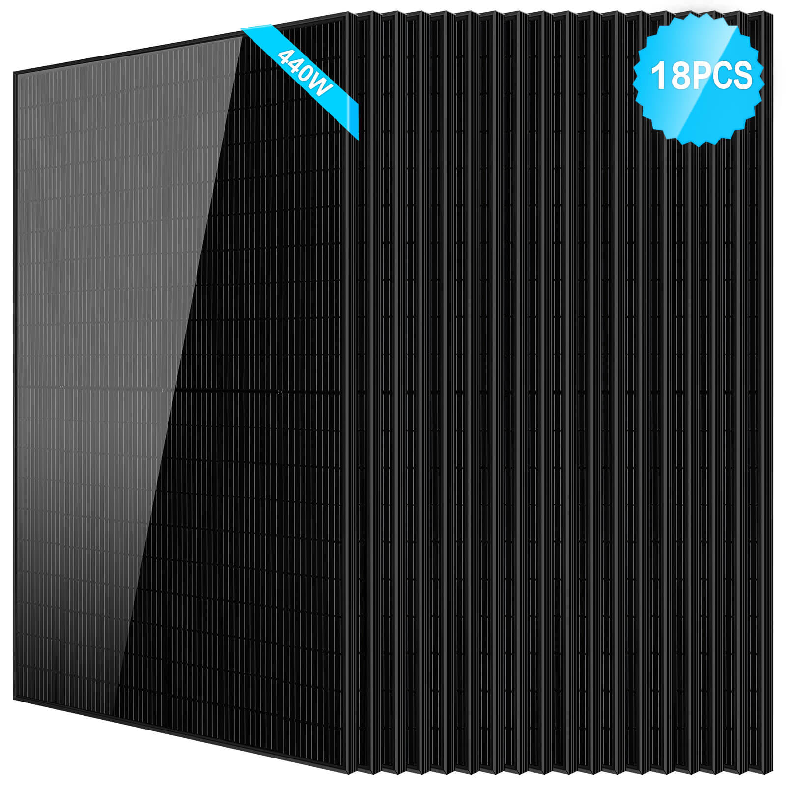 SunGold Power 440W Mono Black PERC Solar Panels