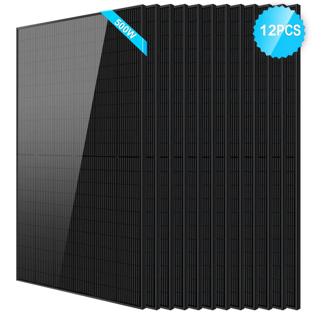 SunGold Power 500W Mono Black PERC Solar Panels