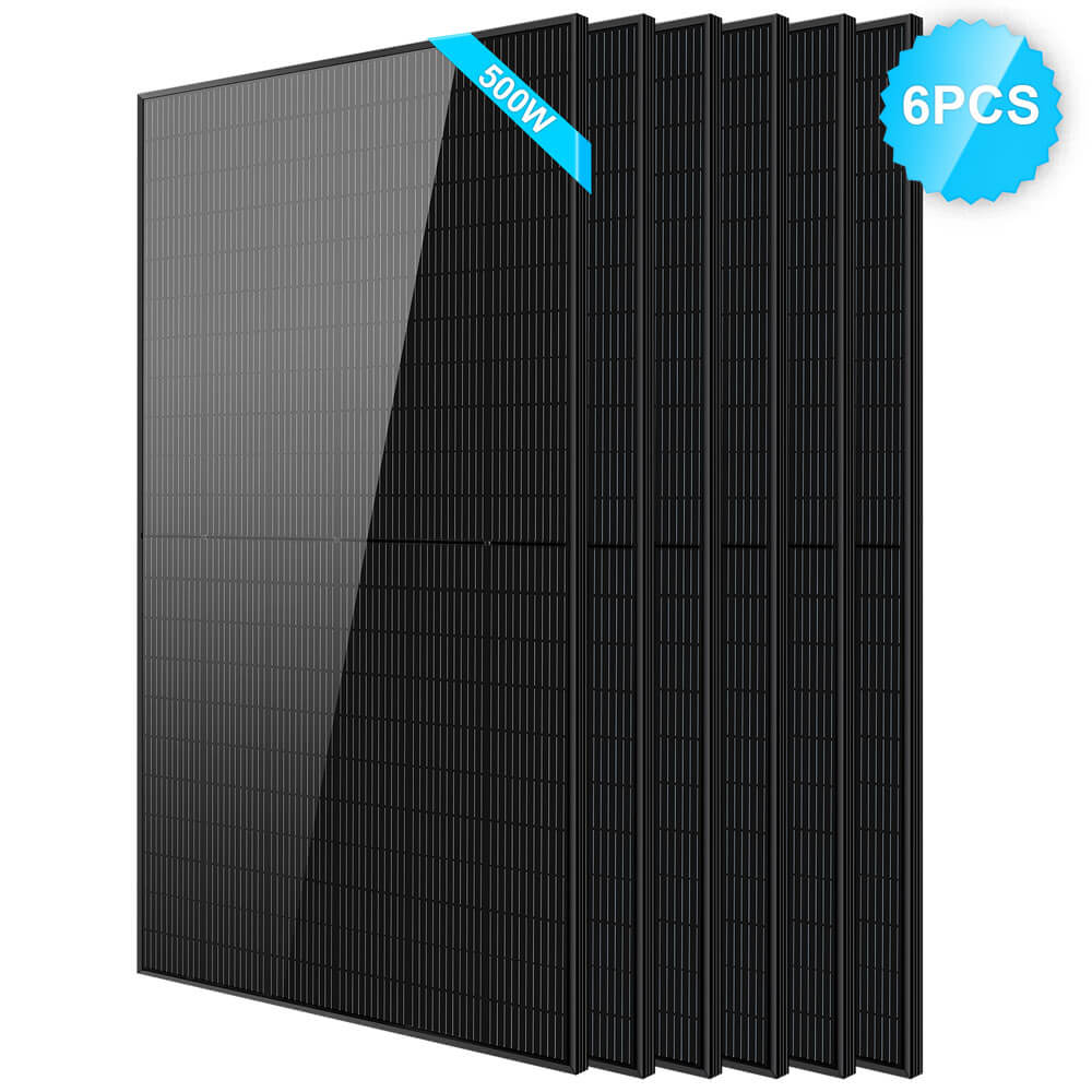SunGold Power 500W Mono Black PERC Solar Panels
