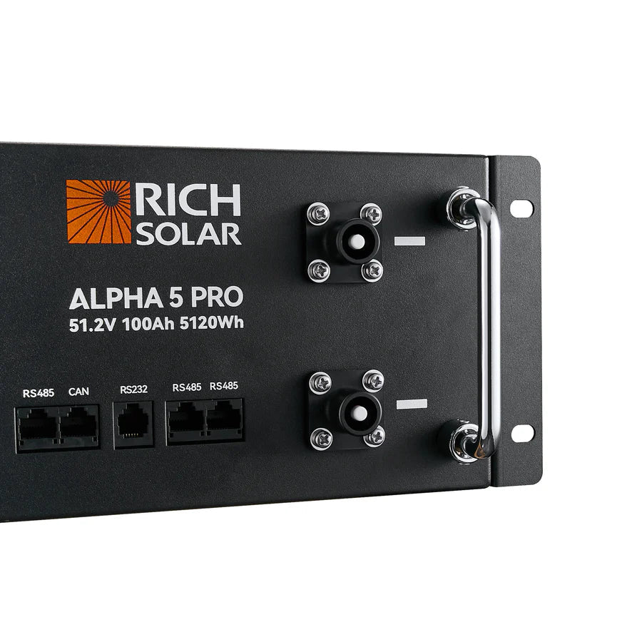 Rich Solar ALPHA 5 PRO Heating 51.2V 100Ah LiFePO4 Battery