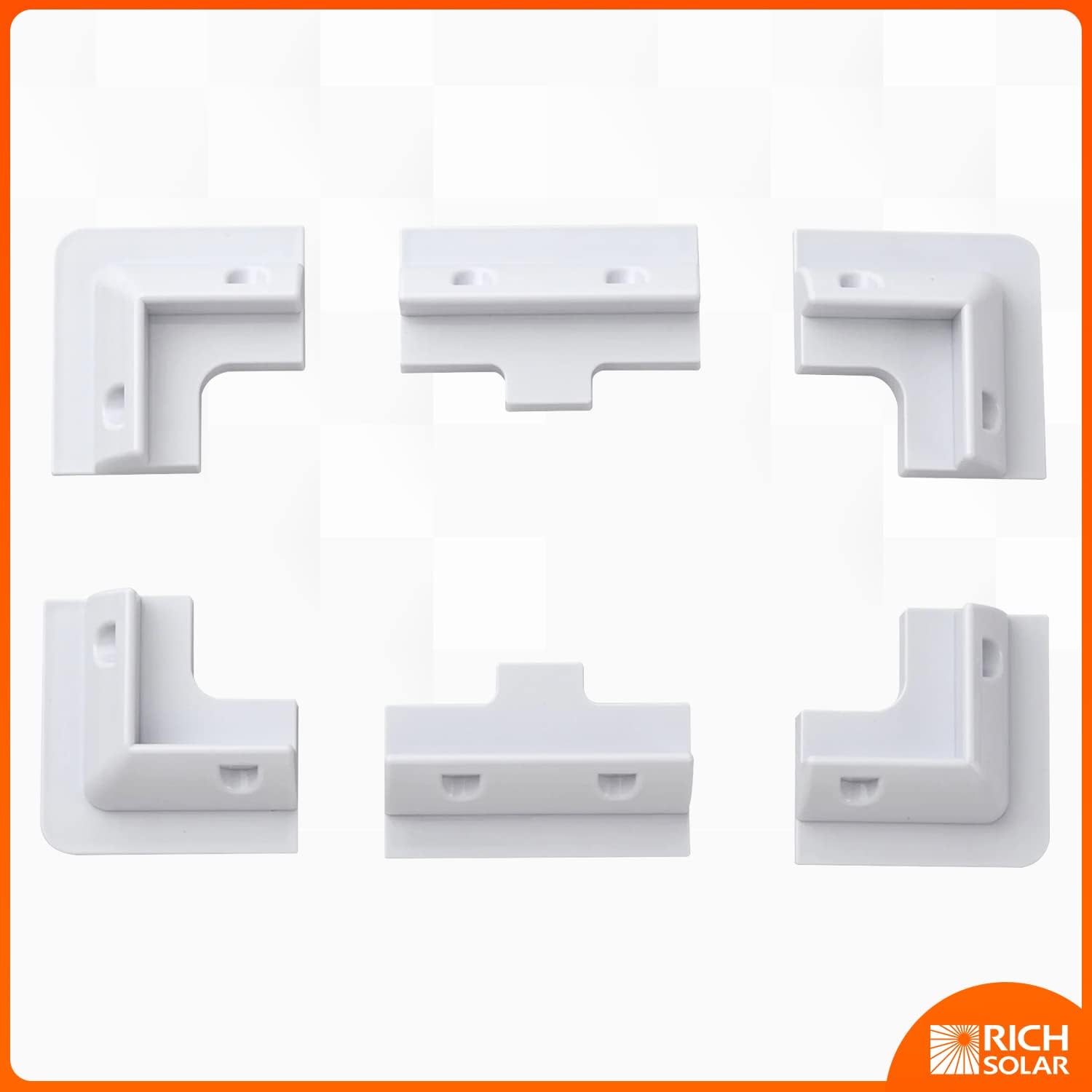 Rich Solar Corner Bracket Mount Set Of 6