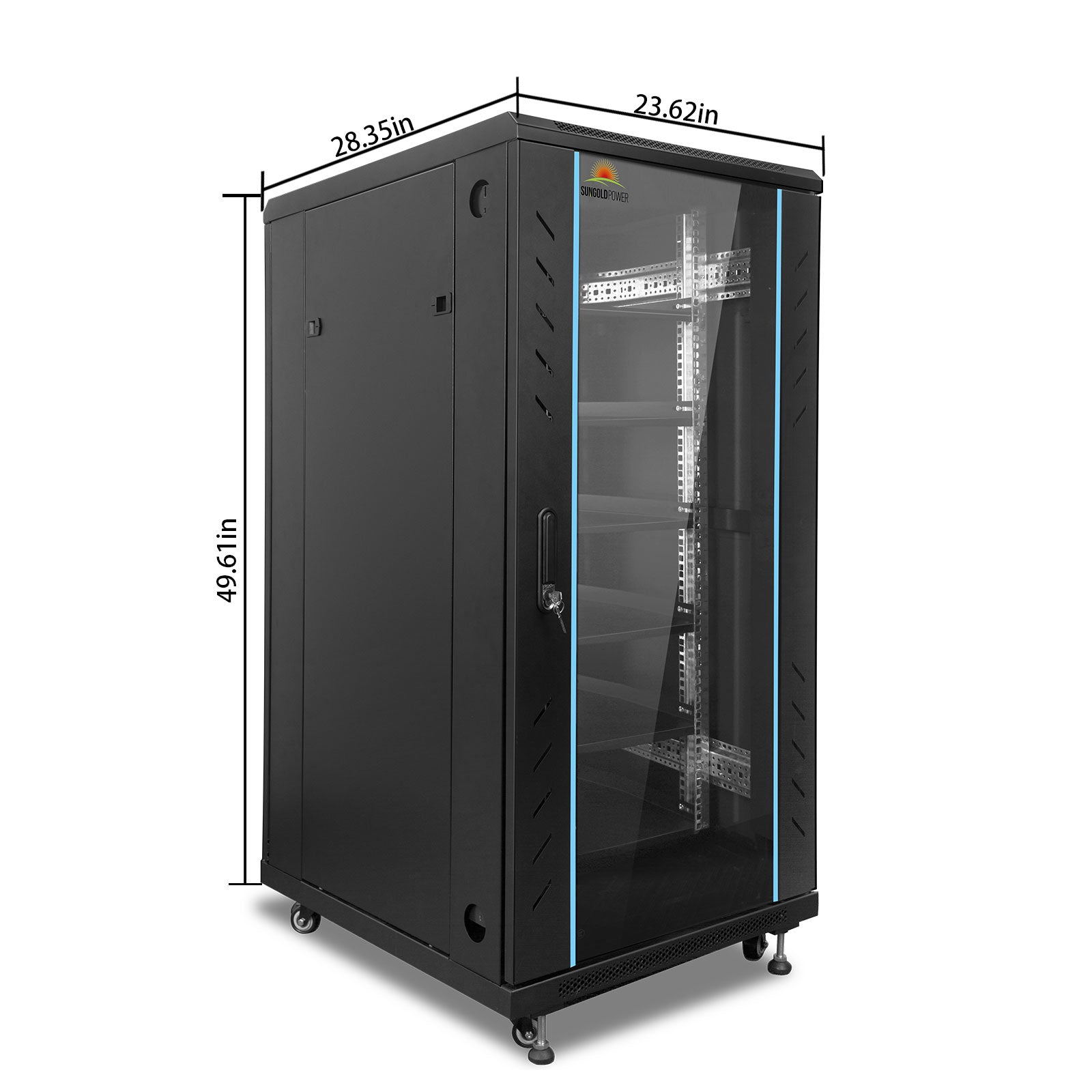 SunGold Power Enclosed Battery Cabinet 6 Slot with Bus Bar for SG48100P/SGH48100T