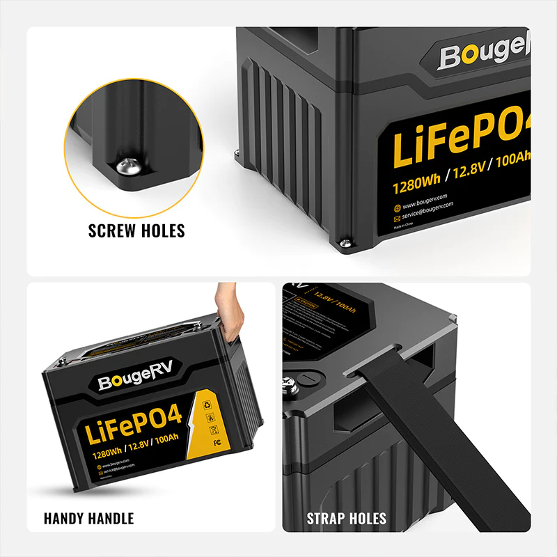 BougeRV 12V 400 Watt Rigid Solar Kit (Upgraded Version)