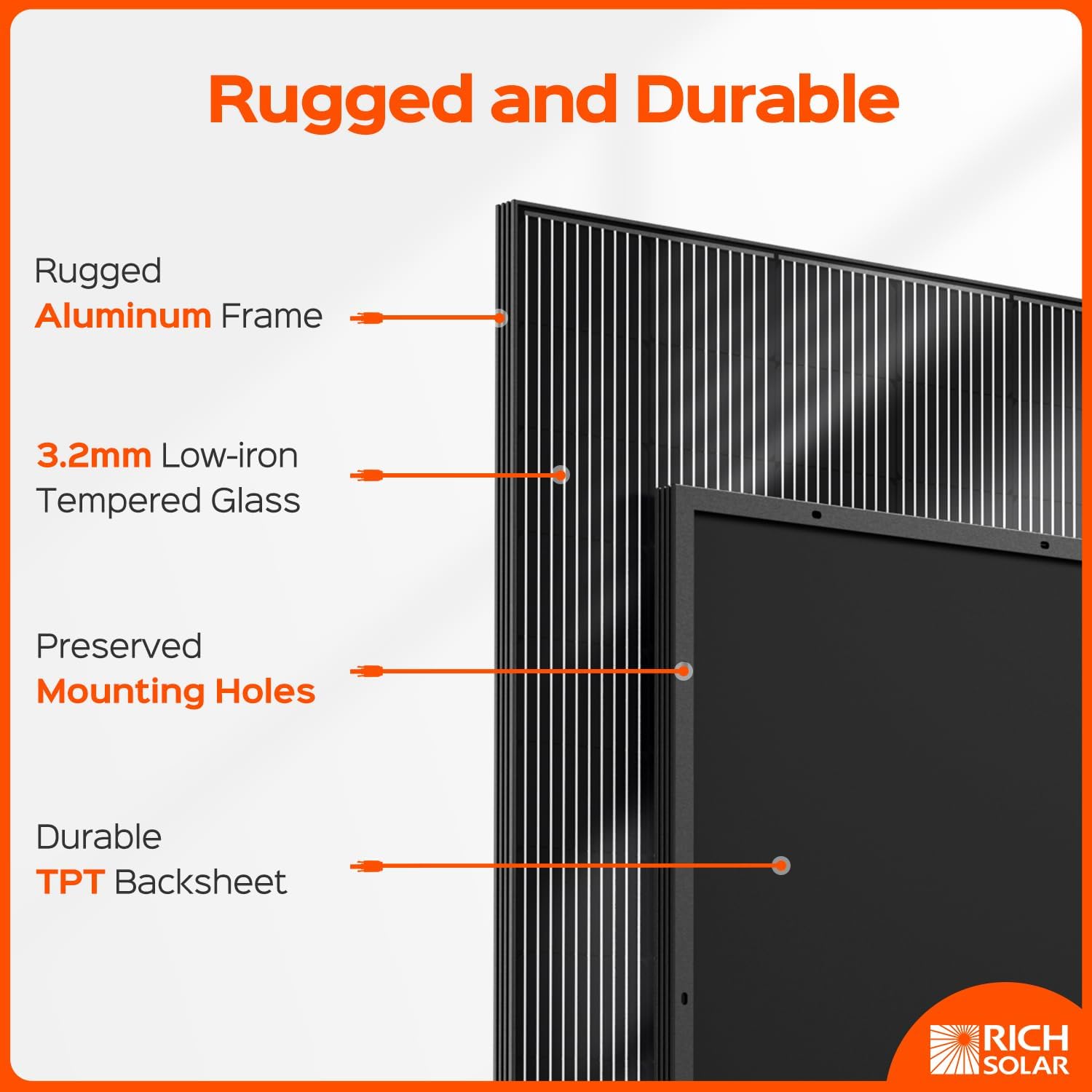 Rich Solar MEGA 400 Watt Monocrystalline Solar Panel