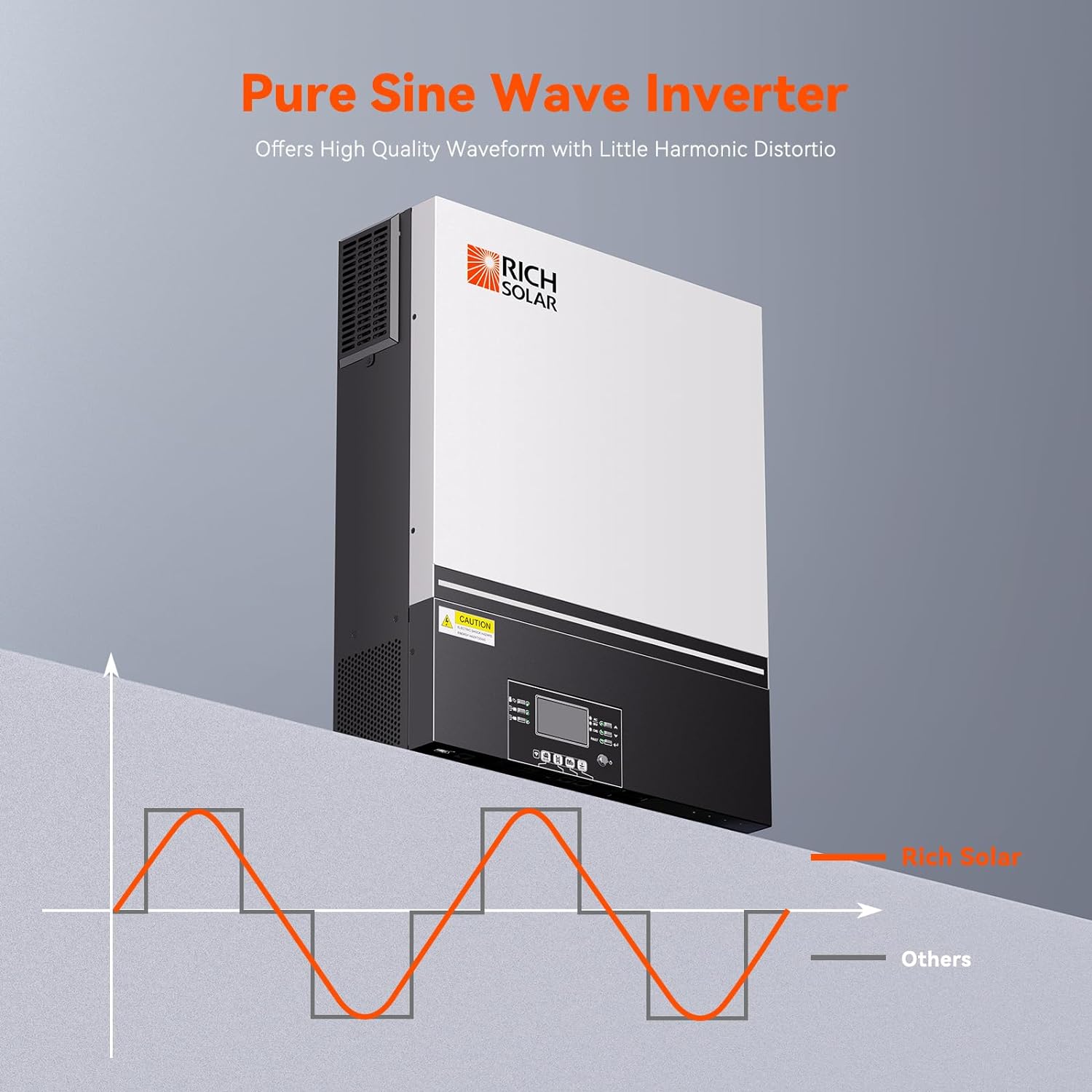 Rich Solar 6500 Watt (6.5KW) 48 Volt Off-Grid Hybrid Solar Inverters