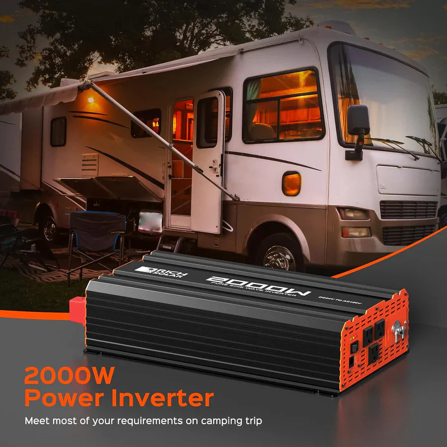 Rich Solar NOVA PURE MAX 2K 2000 Watt 24V Industrial Pure Sine Wave Inverter