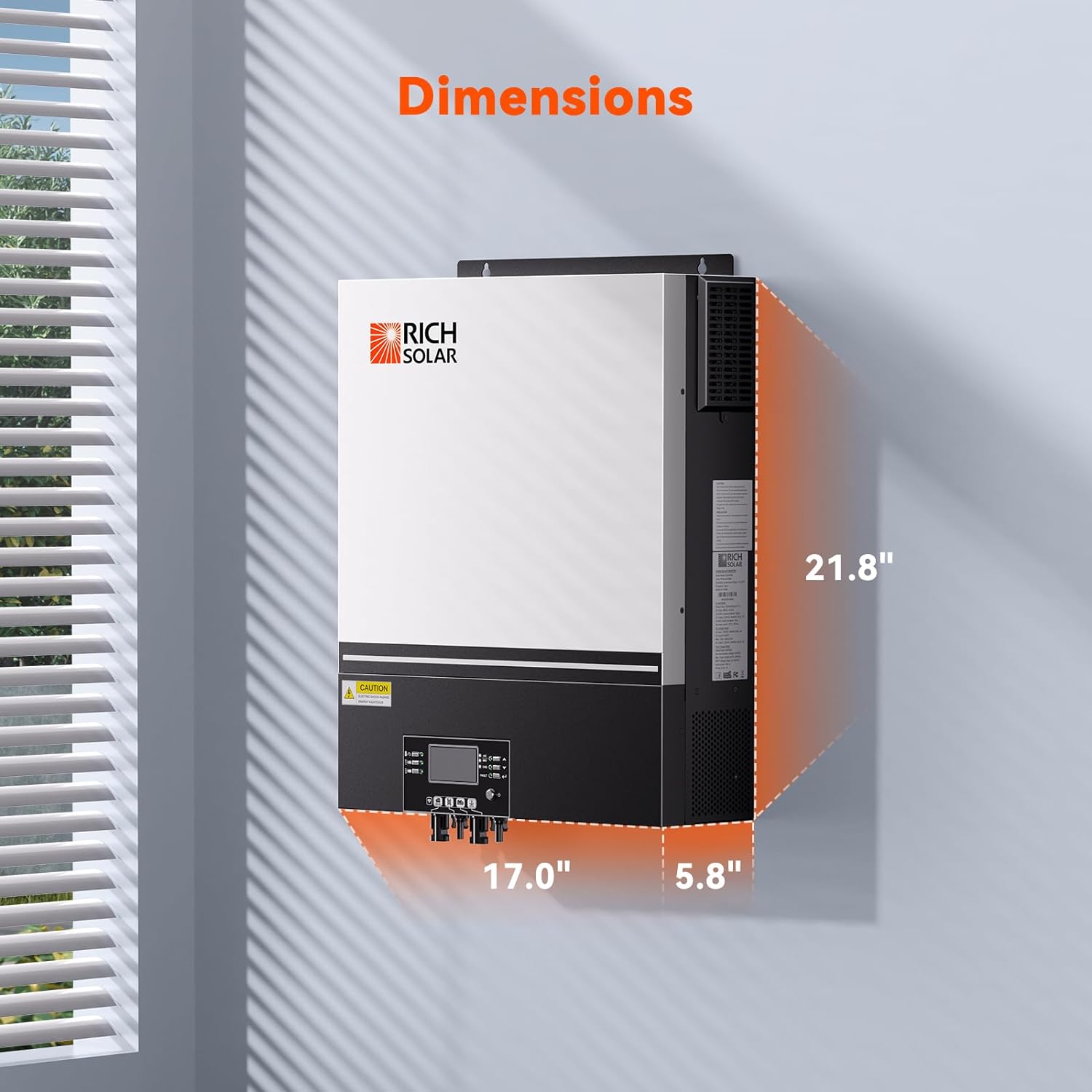 Rich Solar 6500 Watt (6.5KW) 48 Volt Off-Grid Hybrid Solar Inverters