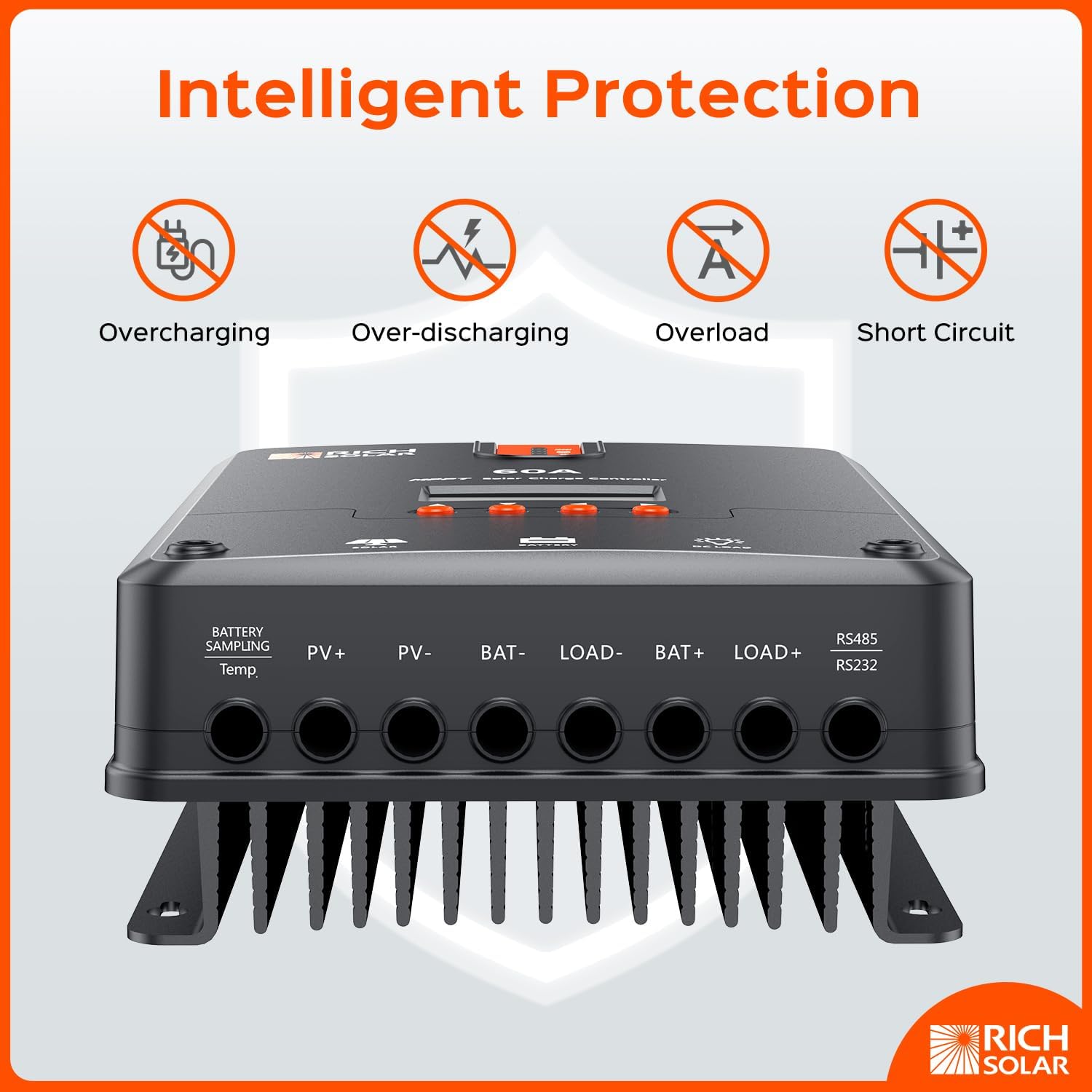 Rich Solar 60 Amp MPPT Solar Charge Controller