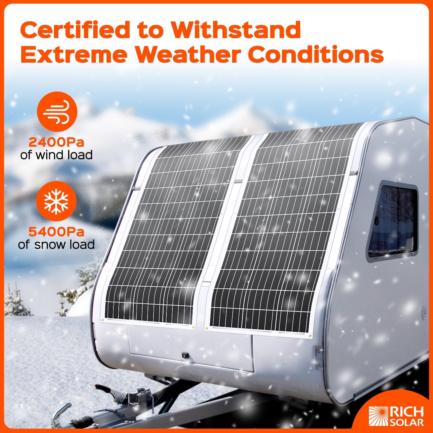 Rich Solar MEGA 100 Watt Flexible Monocrystalline Solar Panel